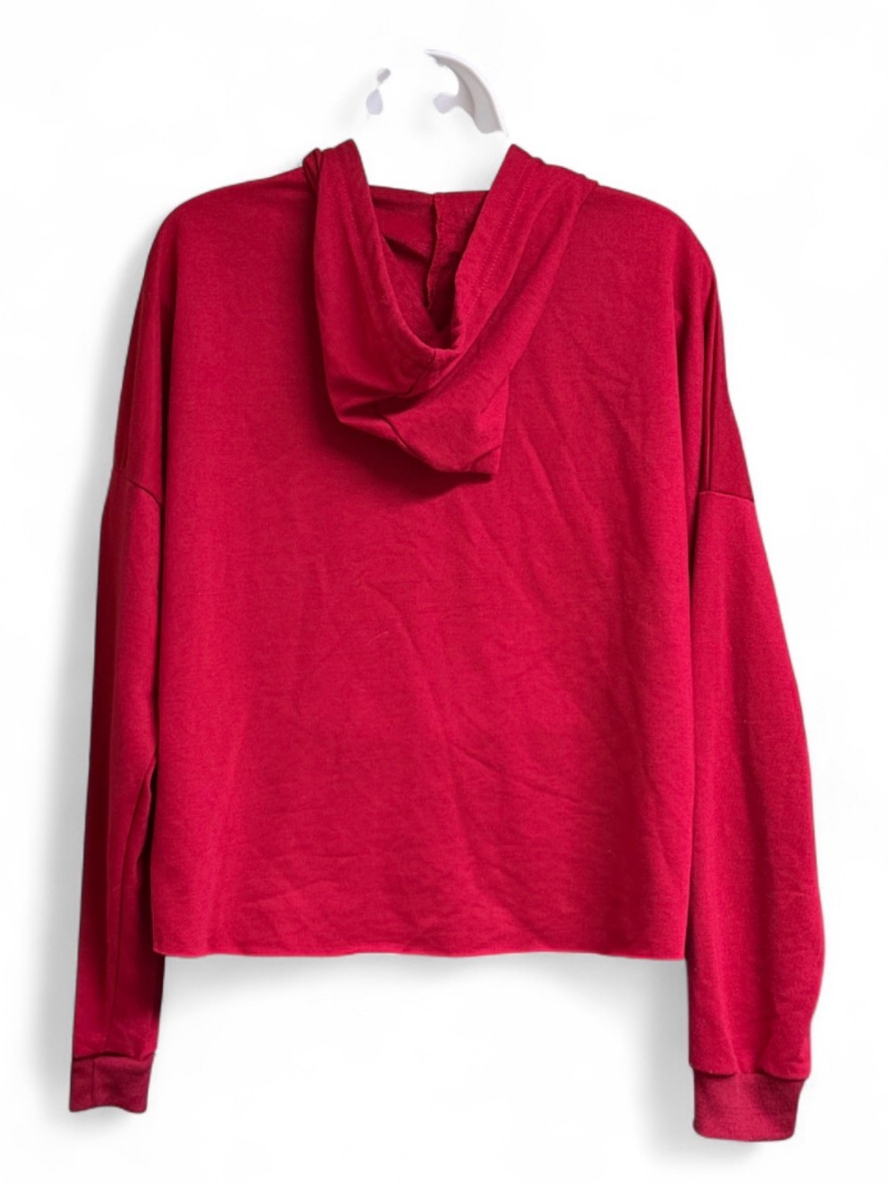 Friends “I’ll Be There For You” Red Cropped Hoodie Size XL - Picture 2 of 4